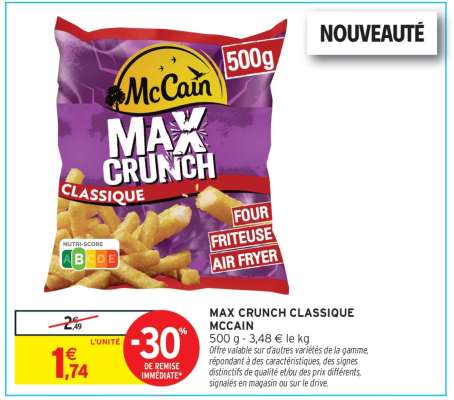 MAX CRUNCH CLASSIQUE MCCAIN