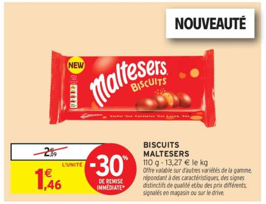 Biscuits Maltesers