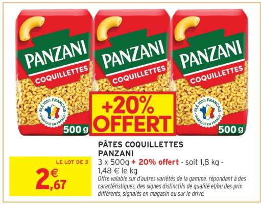 PANZANI Coquillettes
