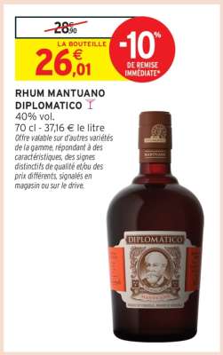Rhum Mantuano Diplomatico