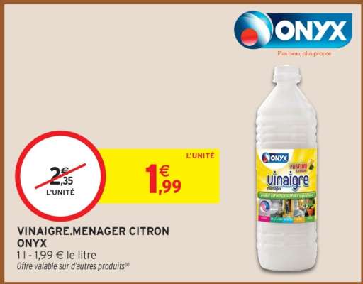 VINAIGRE.MENAGER CITRON ONYX