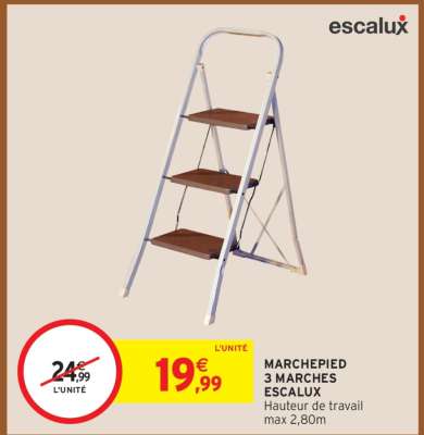 MARCHEPIED 3 MARCHES ESCALUX