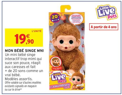 Mon Bébé Singe Mini