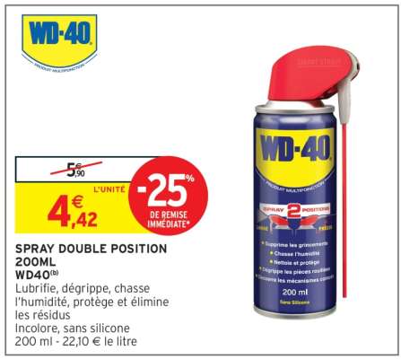SPRAY DOUBLE POSITION 200ML