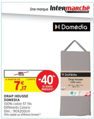 DRAP HOUSSE DOMEDIA