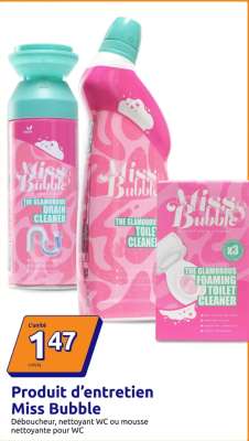 Produit d'entretien Miss Bubble