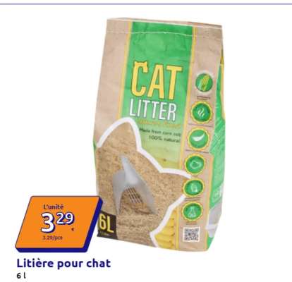 Litière pour chat