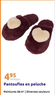 Pantoufles en peluche