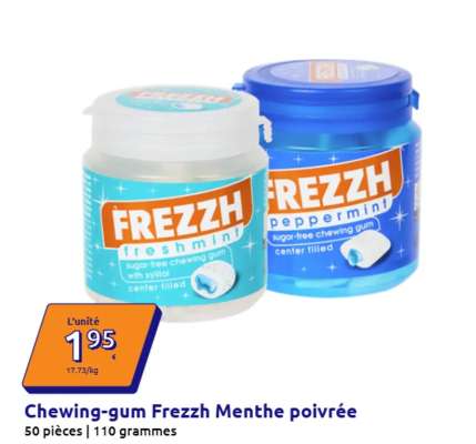 Chewing-gum Frezzh Menthe poivrée