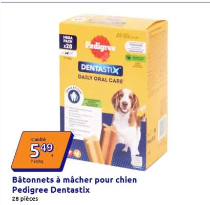 Bâtonnets à mâcher pour chien