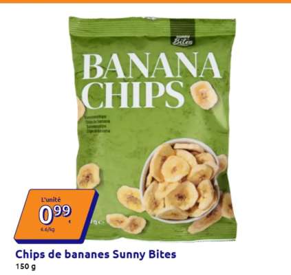 Chips de bananes Sunny Bites