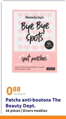 Patchs anti-boutons The Beauty Dept.