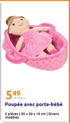 Poupée avec porte-bébé