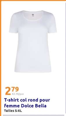 T-shirt col rond pour femme Dolce Bella