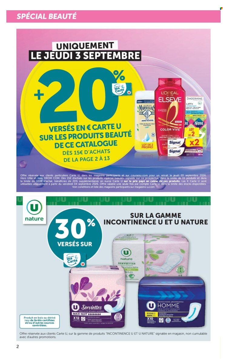 Catalogue SUPER U - 01/09/2026 - 13/09/2026. Page 2