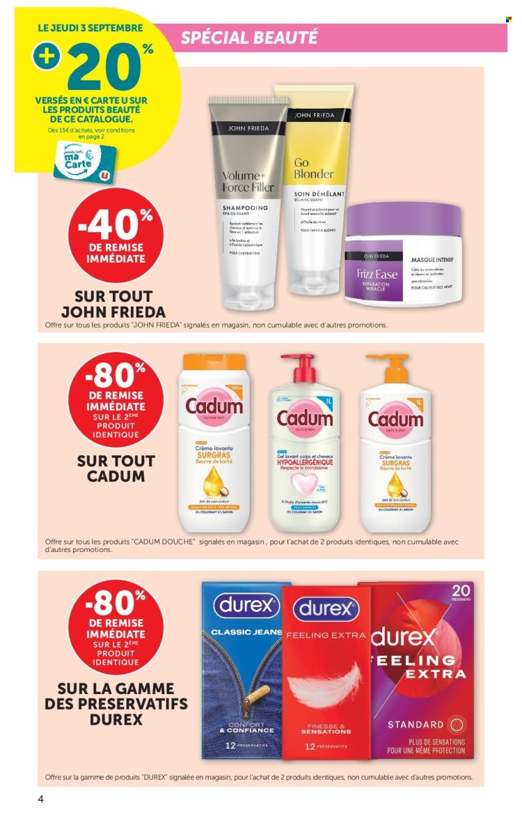 Catalogue SUPER U - 01/09/2026 - 13/09/2026. Page 4