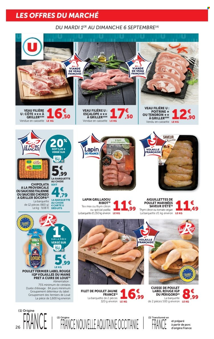 Catalogue SUPER U - 01/09/2026 - 13/09/2026. Page 26