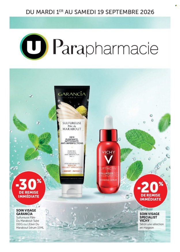Catalogue Magasins U - 01/09/2026 - 19/09/2026. Page 1