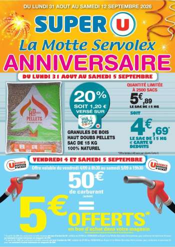 Catalogue SUPER U - 31/08/2026 - 12/09/2026.