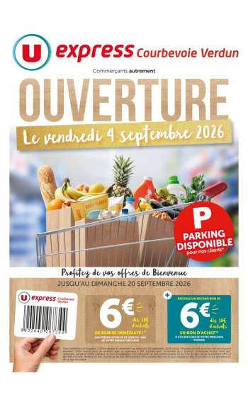 Catalogue U express - 04/09/2026 - 20/09/2026.