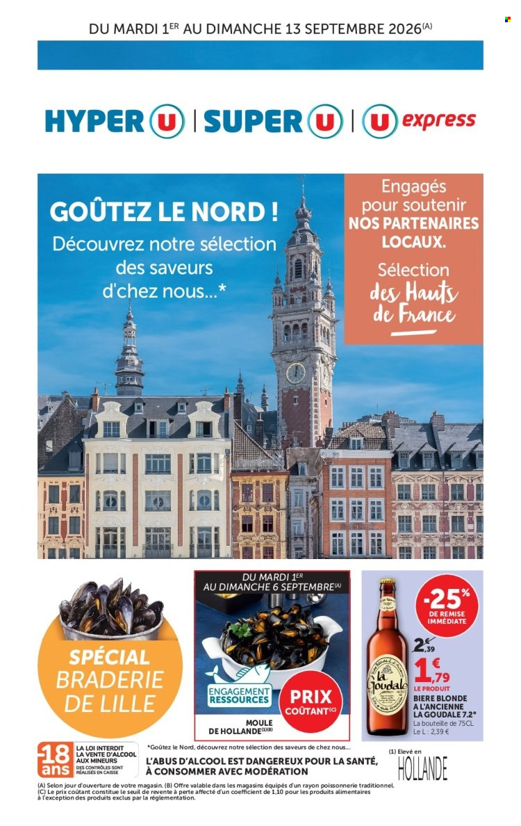 Catalogue Magasins U - 01/09/2026 - 13/09/2026. Page 1