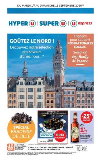 Catalogue Magasins U - 01/09/2026 - 13/09/2026.
