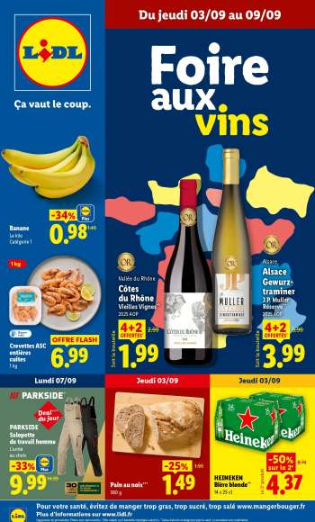Catalogue Lidl - 03/09/2026 - 09/09/2026.