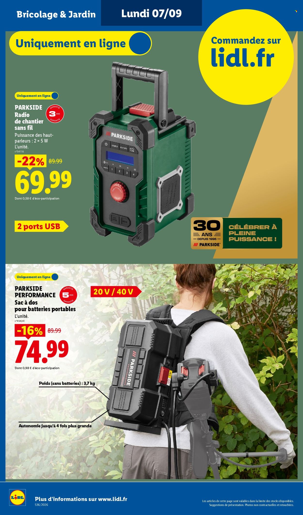 Catalogue Lidl - 03/09/2026 - 09/09/2026. Page 46
