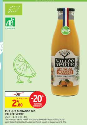 PUR JUS D'ORANGE BIO