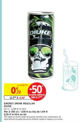 ENERGY DRINK REGULAR DIUKE