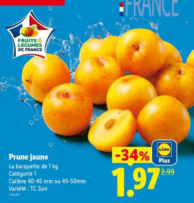 Prune jaune