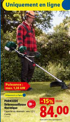 PARKSIDE Débroussailleuse thermique