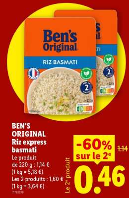 BEN'S ORIGINAL Riz express basmati