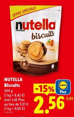 NUTELLA BISCUITS