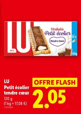 LU Petit écolier tendre cœur