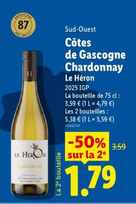 Côtes de Gascogne Chardonnay