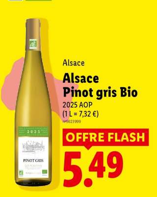Alsace Pinot Gris Bio