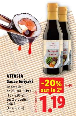 VITASIA Sauce teriyaki