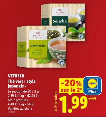 VITASIA Thé vert « style japonais »