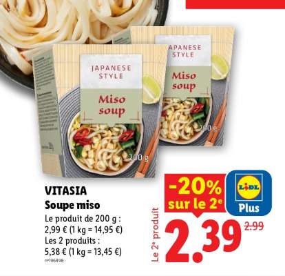 VITASIA Soupe miso