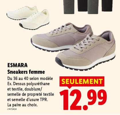 ESMARA Sneakers femme
