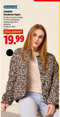 ESMARA Doudoune légère