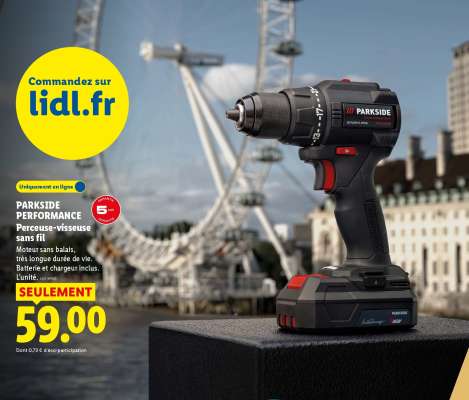 PARKSIDE PERFORMANCE Perceuse-visseuse sans fil