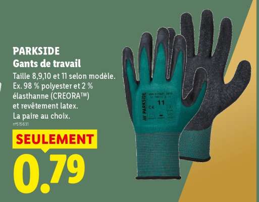 PARKSIDE Gants de travail