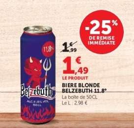 BIERE BLONDE BELZEBUTH 11.8°