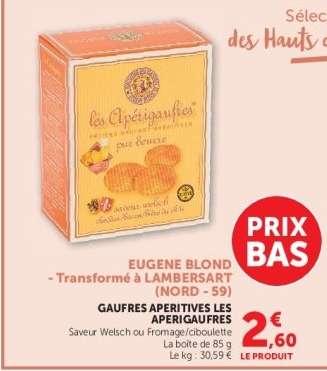GAUFRES APERITIVES LES APERIGAUFRES