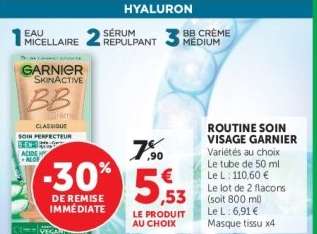 ROUTINE SOIN VISAGE GARNIER