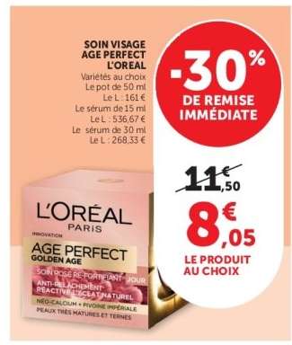 Soin Visage Age Perfect L'Oréal