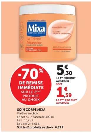 Soin Corps Mixa
