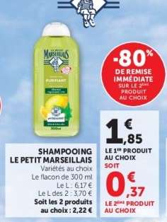 Shampooing Le Petit Marseillais